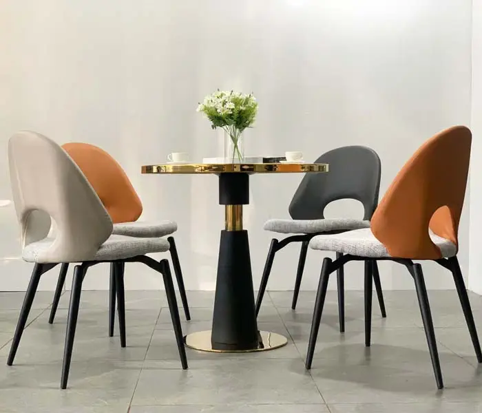 Bàn Trà Sofa Mặt Đá Elip BT245