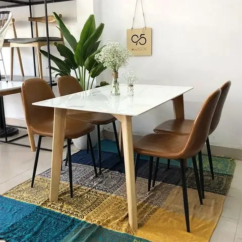 Bàn ghế quán cà phê 4 ghế