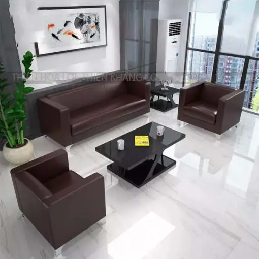 Bộ ghế sofa da phòng khách