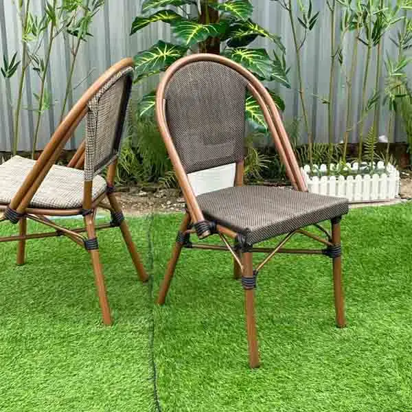 Ghế sân vườn khung mây